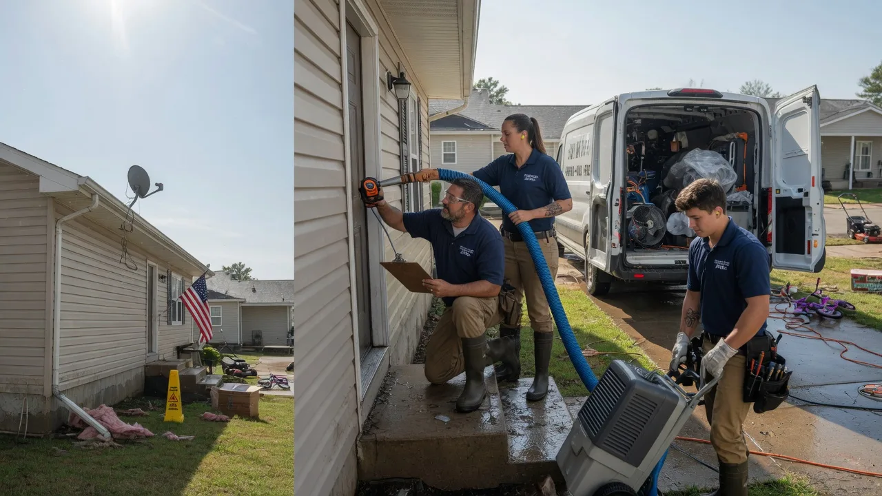 Ceiling Water Damage Restoration in Sinclair, WY near me